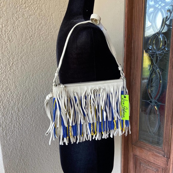 Sam Edelman Claudia Fringe Crossbody Bag Purse NEW - Picture 3 of 8